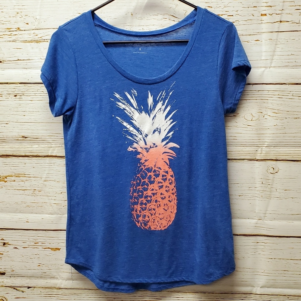 Lucky Brand Pineapple T Shirt